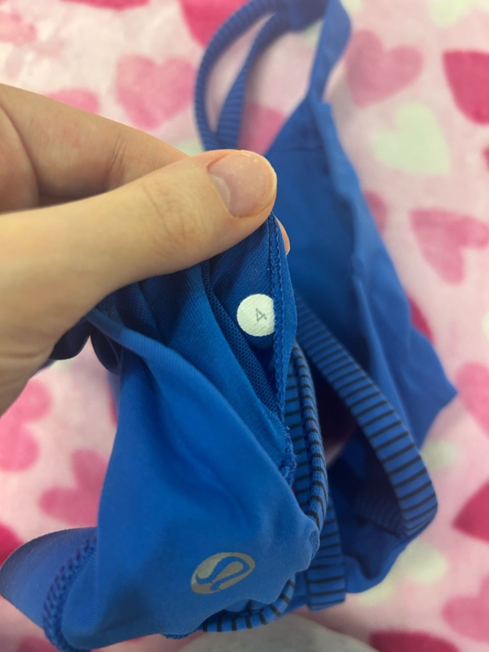 lululemon athletica Cobalt Blue Strappy Sports Bra - Picture 4 of 4